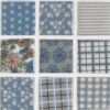 Maison Blanco & Blu with Patchwork Winter Sheet & Listello Wall Tile